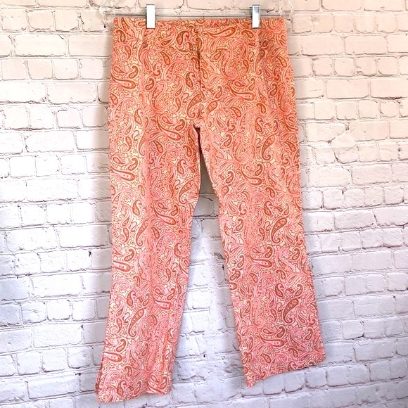 Vintage Wet Seal Paisley Capri Pants‎ - Picture 1 of 4